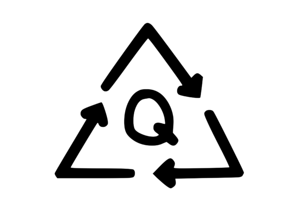 Recycle Symbol with Playful Mono Q Review
