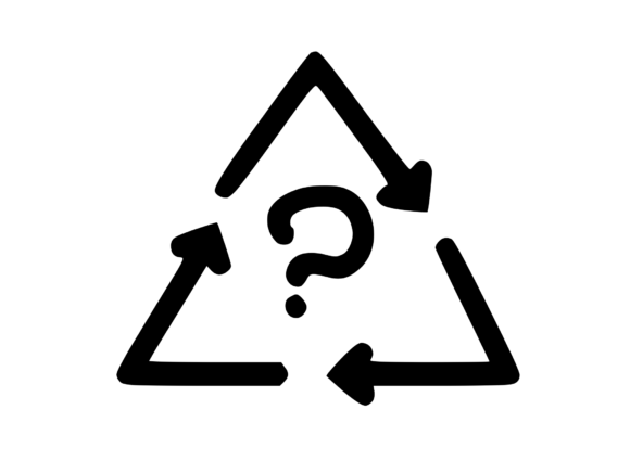 Recycle Symbol with Playful Mono Review